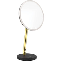 Silia Cosmetic mirror, standing - LED light - gold - ADI_Z812 - Deante Product