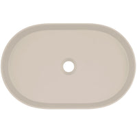 Silia Granite washbasin, countertop - 550x350mm - beige - CQS_5U6S - Deante Product