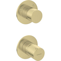 Silia Hexa Shower mixer, concealed, with shower switch - brushed gold - BHS_R44P - Deante Kitchen Tap