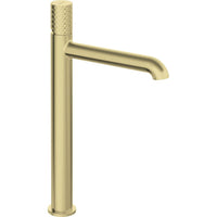 Silia Hexa Washbasin tap, tall - brushed gold - BHS_R20K - Deante Kitchen Tap
