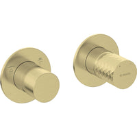 Silia Hexa Shower mixer, with shower switch - horizontal - brushed gold - BHS_R46P - Deante Kitchen Tap