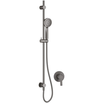 Arnika Concealed shower set, with sliding bar - titanium - NAC_D9TP - Deante Product