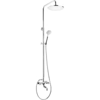 Temisto Shower column, with bathtub mixer - chrome - NAC_01QT - Deante Kitchen Tap