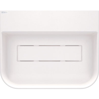 Arnika Granite washbasin, countertop, with tap shelf - with cover plate - 505x405mm - alabaster - CQA_AU5S - Deante Kitchen Tap