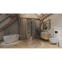 Silia Bath mixer, freestanding, with shower set - chrome - BQS_017M - Deante Kitchen Tap