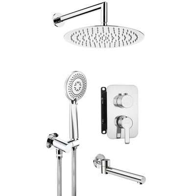 Arnika Concealed shower set, with bath spout - chrome - BXYY0QAM - Deante Product