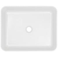 Temisto Granite washbasin, countertop - 500x400mm - alabaster - CQT_AU5S - Deante Product