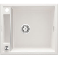 Magnetic granite sink, 1-bowl - 540x600mm - alabaster - ZRM_A103 - Deante Kitchen Sink