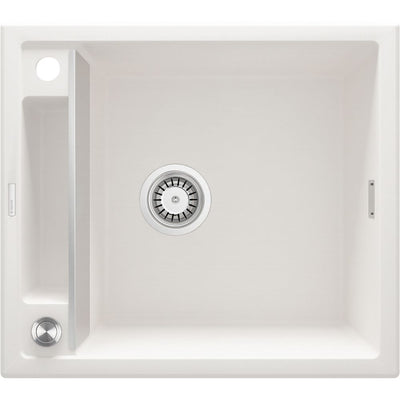 Magnetic granite sink, 1-bowl - 540x600mm - alabaster - ZRM_A103 - Deante Kitchen Sink