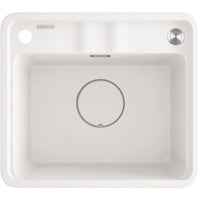 Momi Granite sink, 1-bowl - 460x500mm - alabaster - ZKM_A103 - Deante Kitchen Sink