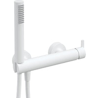 Silia Shower mixer, with shower set - bianco - BQS_A41M - Deante Kitchen Tap