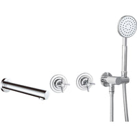 Temisto Bath mixer, concealed, with shower set - chrome - BQT_018P - Deante Kitchen Tap