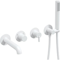 Silia Bath mixer, 4-hole, concealed - bianco - BQS_A18P - Deante Kitchen Tap