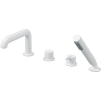 Silia Bath mixer, 4-hole, with shower set - bianco - BQS_A14M - Deante Kitchen Tap