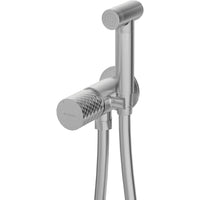 Silia Hexa Bidet tap, concealed, with bidetta hand shower - brushed steel - BHS_F34M - Deante Kitchen Tap