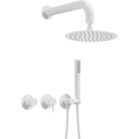 Silia Concealed shower set, with a shower head - with horizontal mixer - bianco - NQS_A0YK - Deante Kitchen Tap