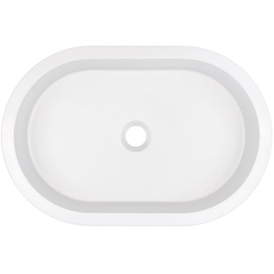 Silia Granite washbasin, undermount/inset - 588x390mm - alabaster - CQS_AU6U - Deante Product