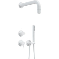 Silia Concealed shower set, with a fixed shower head - bianco - NQS_A9XK - Deante Product