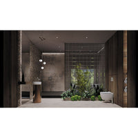 Silia Hexa Washbasin tap, freestanding - brushed steel - BHS_F2KK - Deante Kitchen Tap