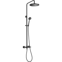 Temisto Shower column, with shower mixer - nero - NAC_N4QT - Deante Kitchen Tap