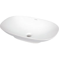 Arnika Ceramic washbasin, countertop - 600x400mm - white - CGN_6U6S - Deante Product
