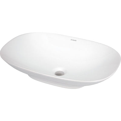 Arnika Ceramic washbasin, countertop - 600x400mm - white - CGN_6U6S - Deante Product