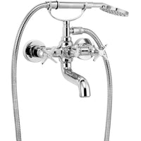 Temisto Bath mixer, with shower set - chrome - BQT_011D - Deante Kitchen Tap