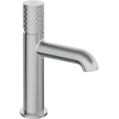 Silia Hexa Washbasin tap - brushed steel - BHS_F20M - Deante Kitchen Tap