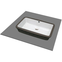 Temisto Ceramic washbasin, under mounted - 500x300mm - white - CDT_6U5U - Deante Product