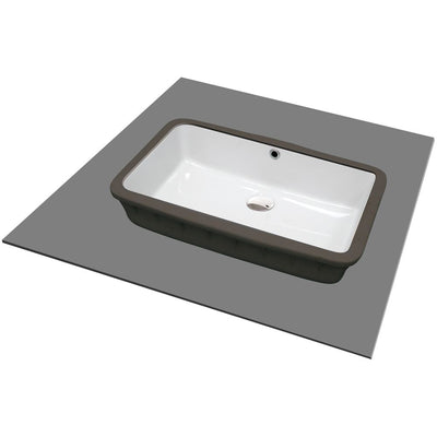 Temisto Ceramic washbasin, under mounted - 500x300mm - white - CDT_6U5U - Deante Product