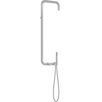 Silia Hexa Shower column, with shower mixer - brushed steel - NHS_F4XM - Deante Kitchen Tap