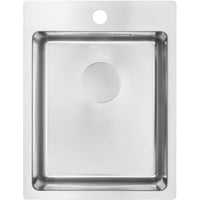 Olfato Steel sink, 1-bowl - 340x400mm - brushed steel - ZPO_010E - Deante Kitchen Sink