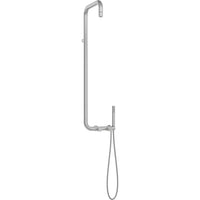 Silia Hexa Shower column, with shower mixer - brushed steel - NHS_F4XM - Deante Kitchen Tap