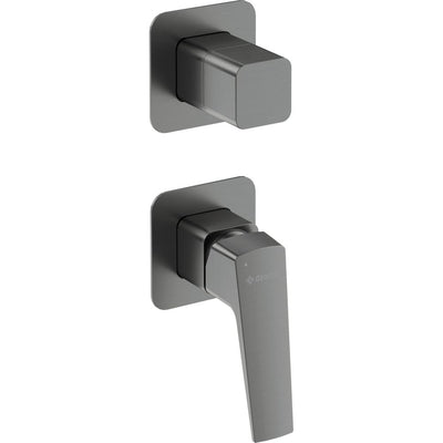 Blur Shower mixer, concealed, with shower switch - titanium - BQL_D44P - Deante Kitchen Tap