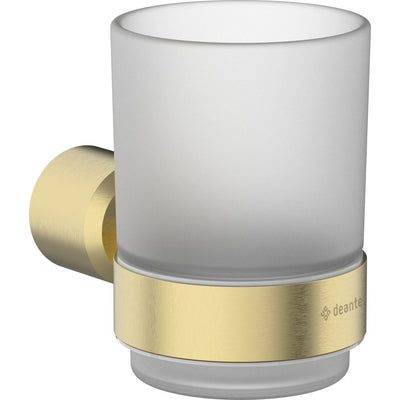 Arnika Tumbler, wall-mounted — brushed gold