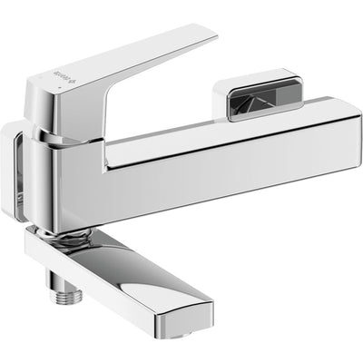 Blur Bath mixer, wall-mounted - with foldable spout - chrome - BQL_012M - Deante Kitchen Tap