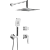 Blur Concealed shower set - 250x250mm - chrome - NQL_09YK - Deante Product