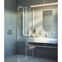 Silia Mirror, hanging, in a frame - bianco - ADI_A851 - Deante Product