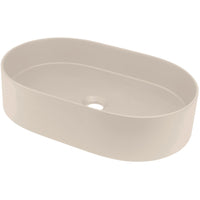 Silia Granite washbasin, countertop - 550x350mm - beige - CQS_5U6S - Deante Product