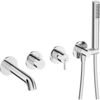 Silia Bath mixer, with shower set, concealed - chrome - BQS_018P - Deante Kitchen Tap