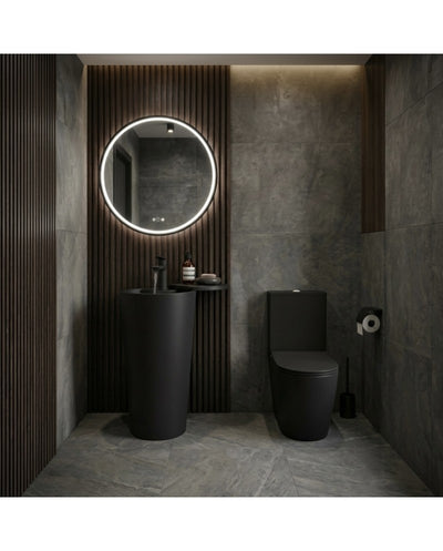 Uvas Black Freestanding Basin