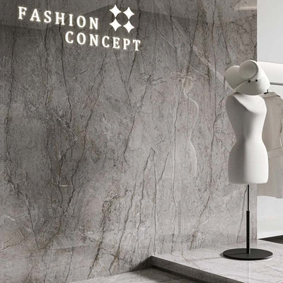 Visioner Grey Polished Tiles on the Wall