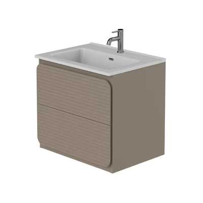 Rían Mocha Wall Hung Unit & Basin