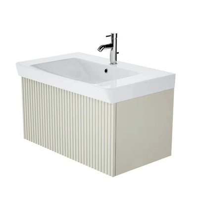 Soho Beige Wall Hung Unit & Basin