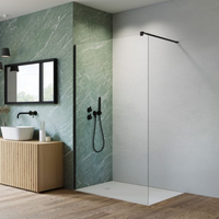 Radaway Nes Walk-In II Frameless Shower Panel - chrome 780mm - Radaway