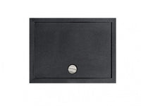 Black Alpina Rectangular Recessed Shower - 1000x800mm - Bathroom Store Ireland