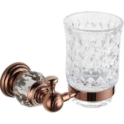 Estela Brush Cup - Rose Gold - Bathroom Store Ireland
