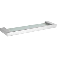 Pavo Hanging Glass Shelf - Chrome - Bathroom Store Ireland