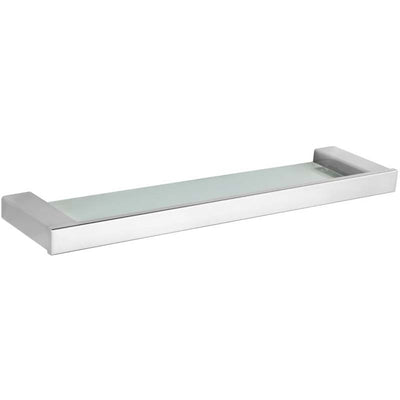 Pavo Hanging Glass Shelf - Chrome - Bathroom Store Ireland