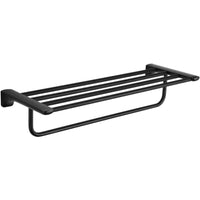 Lea Towel Rail - Black - Bathroom Store Ireland